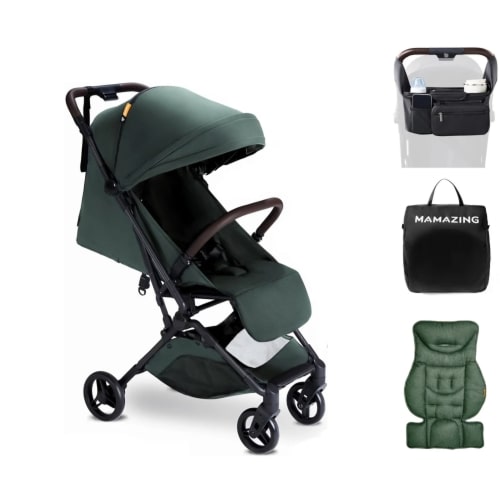 Ultra Air Carbon Fiber Lightweight Stroller one hand fold - With Organizer & Cushion – MAMAZING