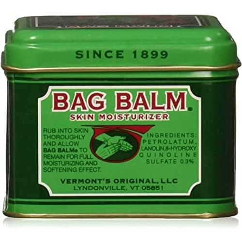 Bag Balm Skin Moisturizer with Lanolin for Chapped Lips, Dry Skin and More | 4oz Tin