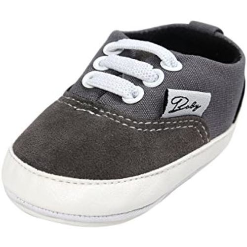 RVROVIC Baby Boys Girls Shoes Canvas Toddler Sneakers Anti-Slip Infant First Walkers 0-18 Months