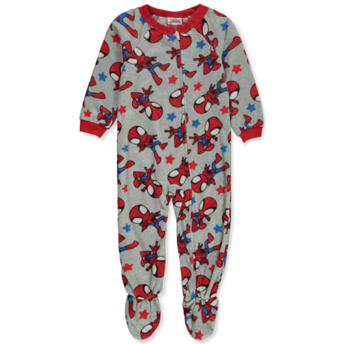 Spider-Man Baby Boys' Footed Fleece Coveralls