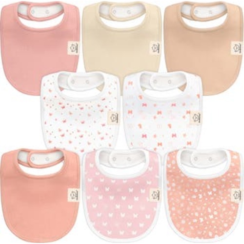 8-Pack Baby Drool Bibs