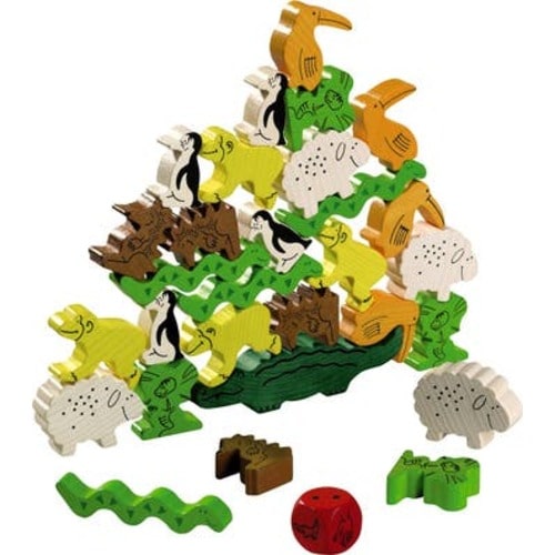 Animal Upon Animal - Classic Wooden Stacking Game Fun for The Whole Family