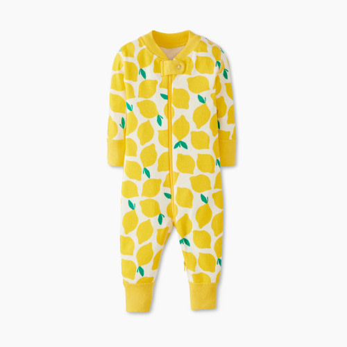 Hanna Andersson Baby 2-Way Zip Sleeper - Lemon Stand, 18-24 Months