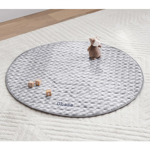 Gingham Muslin Travel Play Mat