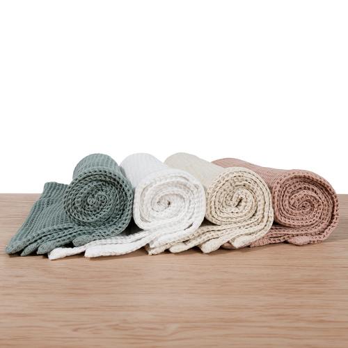 Organic Waffle Baby Blanket