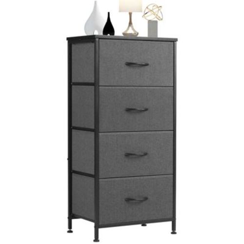 JIONJOY 4 Drawer Storage Dresser Chest - White