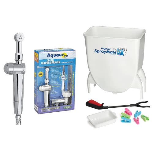 Aquaus® SprayMate & Diaper Sprayer for Toilet Bundle