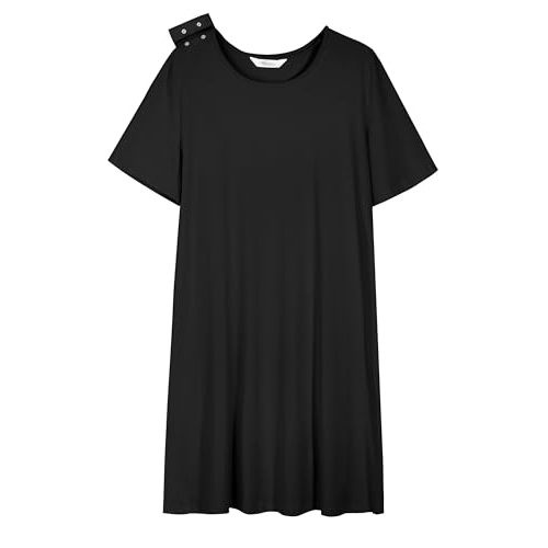 AVIIER 100% Cotton Hospital Gowns for Women Open Back Tear Away Post Shoulder Surgery Dress Adaptive Cloting Nightgowns