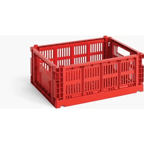 HAY Recycled Color Crate - Medium Red