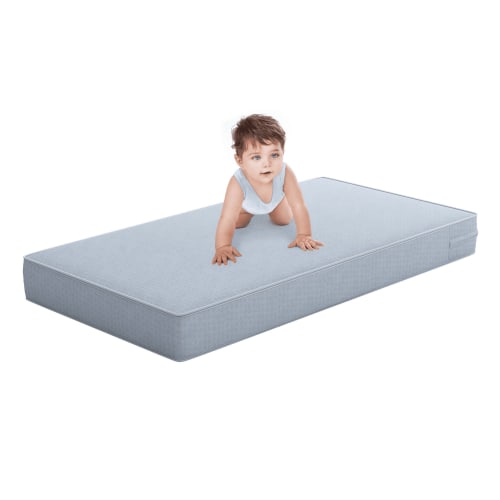 Safety 1st Heavenly Dreams Baby Crib and Toddler Bed Mattress, Blue