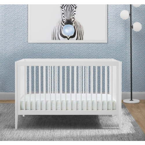 Delta Children Casey 6-in-1 Convertible Baby Crib, Bianca White