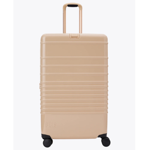 BÉIS 'The Large Check-in Roller'' in Glossy Beige - High Gloss 29 Large Check-in Roller in Beige
