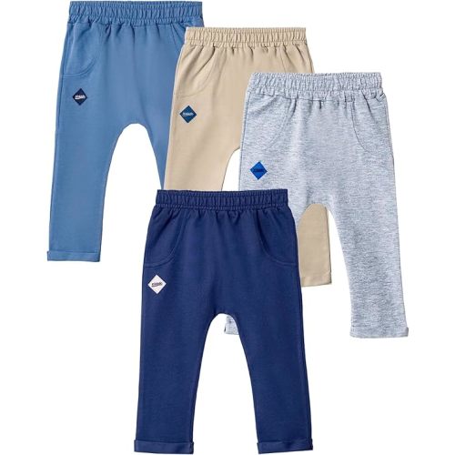 Baby & Toddler Jogger Pants - Premium Quality Unisex Baby Clothes, Soft, Comfortable Cotton for Newborn and Toddler