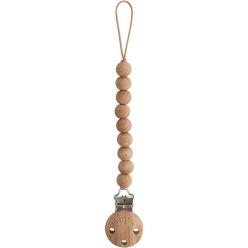 Amazon.com : mushie 100% Silicone Baby Pacifier Clip BPA Free | Hera (Faux Wood) : Baby