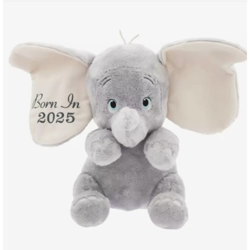 Dumbo ''Born in 2025'' Plush for Baby – Small 11'' | Disney Store