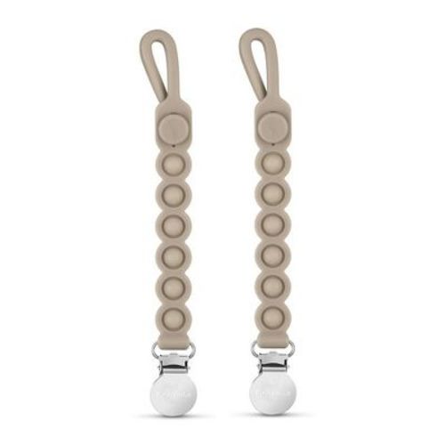 Pop Clip - Sensory Teething Bubble Pop Toy And Pacifier Clip Holder For Baby's And Toddler
