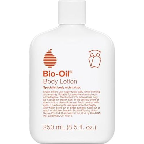 Bio-Oil Moisturizing Body Lotion for Dry Skin, Ultra-Lightweight High-Oil Hydration, with Jojoba, Rosehip, Shea, and Hyaluronic Acid, 8.5 Oz