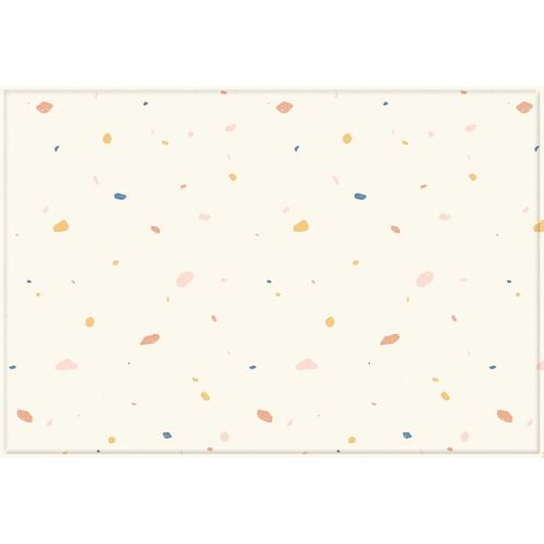 Parklon LaPure Soft Cushioned Baby Play Mat (Jelly Terrazzo + Sage Beige, One-Piece, Reversible, Water Resistant, Large)