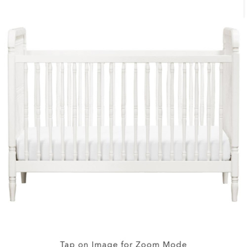 Namesake Liberty White Pine 3-in-1 Spindle Crib with Toddler Bed Conversion Kit