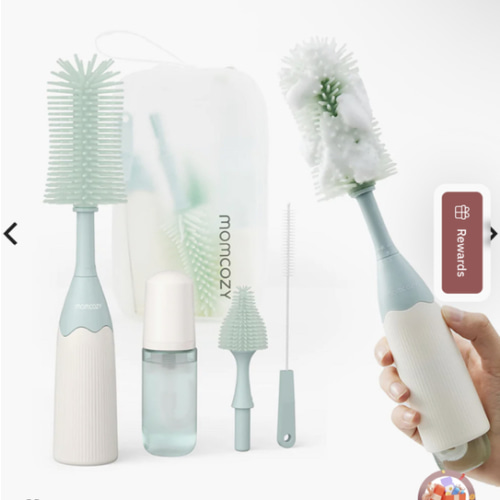 Momcozy Innovative Push-Press Design Bottle Brush Kit