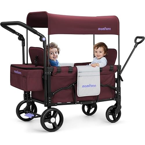 Stroller Wagon for 2 Kids- Purple
