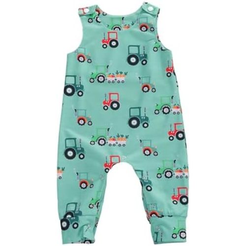 Toddler Baby Boy Girl Farm Clothes Cartoon Animals Print Jumpsuit Romper Newborn Summer Overall Country Stuff