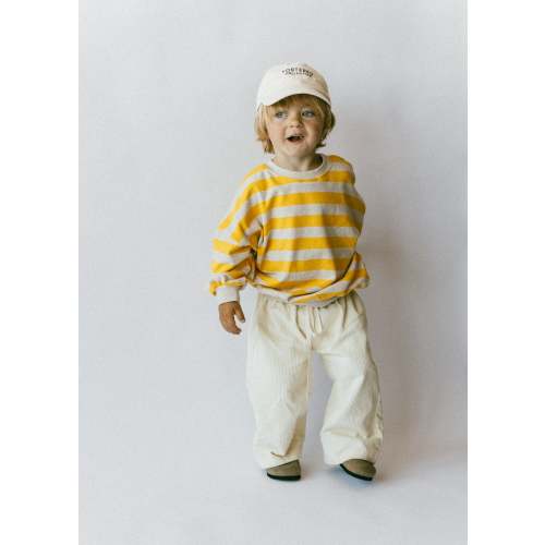 Stripe Crewneck- Goldie