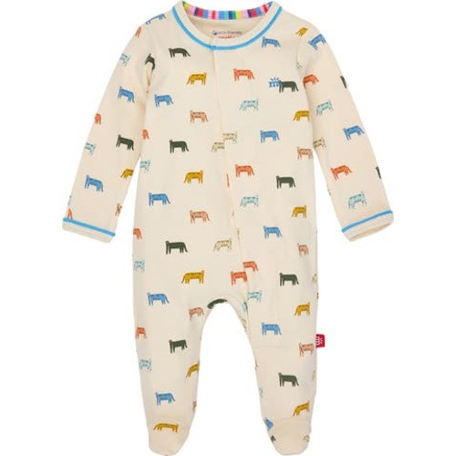 Le Tigre Organic Cotton Footie, 6-9M