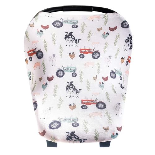 Jo Copper Pearl Multi-Use Cover: Car Seat, Nursing & Stroller Cover - Stretchy Fabric, All-Season, Stylish Designs, Easy Mom Access
