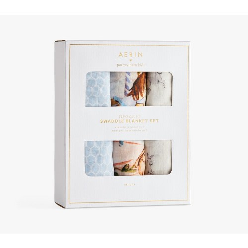 AERIN Organic Muslin Swaddle Set