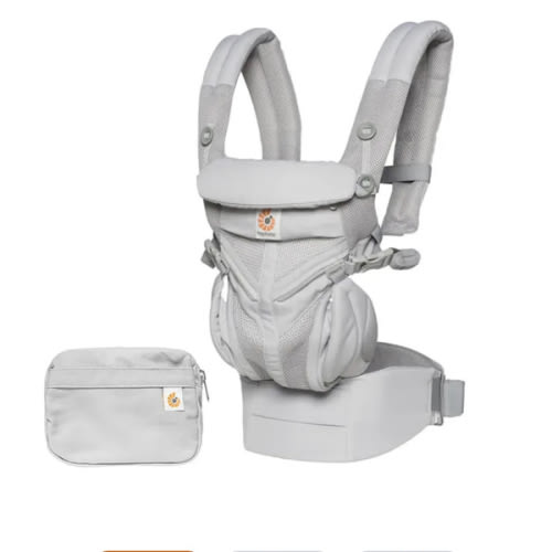 Pearl Grey Omni Classic Mesh Baby Front Carrier | Ergobaby