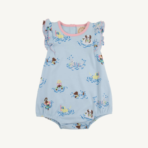 Ruehling Ruffle Bubble - Doggy Paddle with Sandpearl Pink