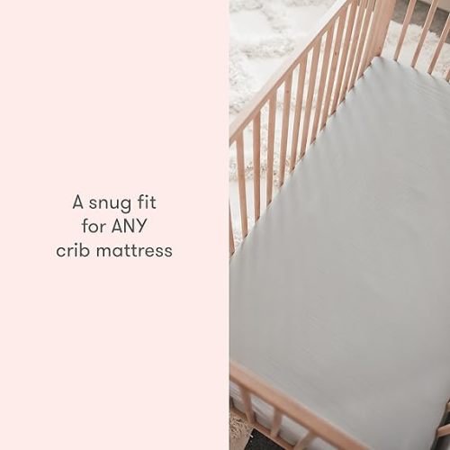 Newton Baby Organic Fitted Crib Sheets 100% Organic Muslin Cotton in White