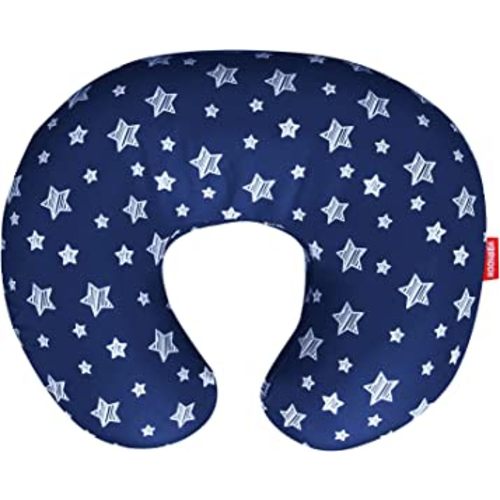 Nursing Pillow Cover for Baby Snug Fits Boppy Nursing Pillows, Super Soft, for Breastfeeding Moms, Navy Star
