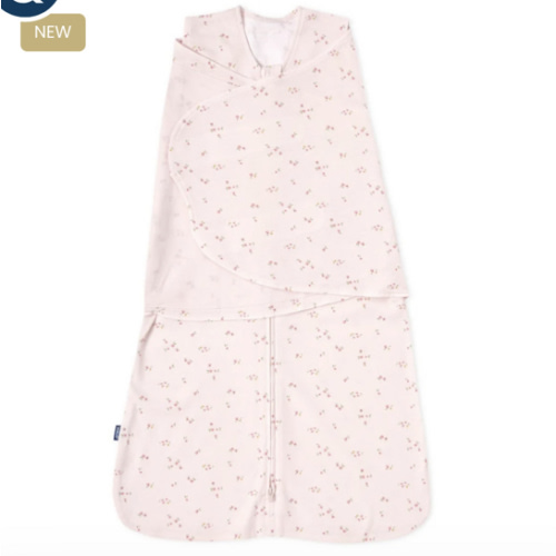 Pink Floral Cotton Swaddle Newborn | HALO