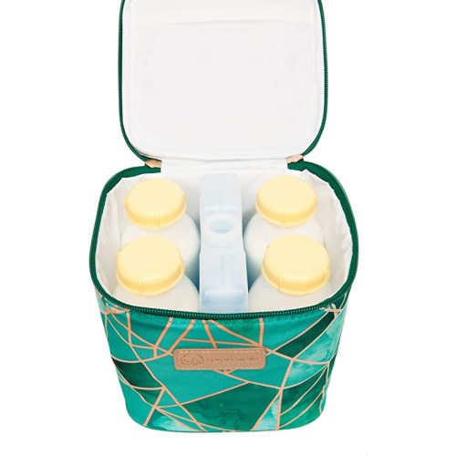 Sarah Wells Cold Gold Breastmilk Cooler with Ice Pack