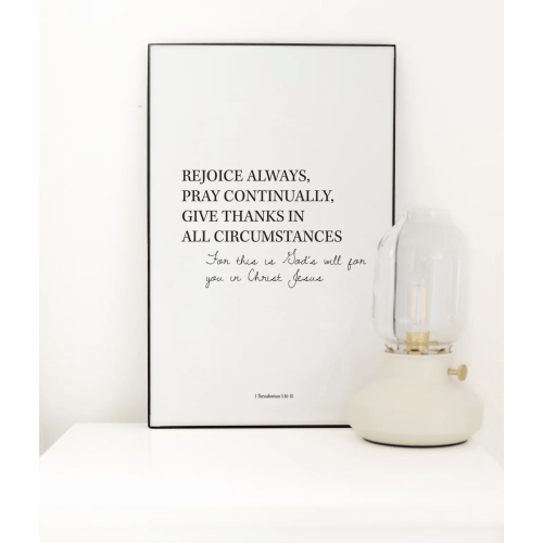 11x17 Rejoice Always
