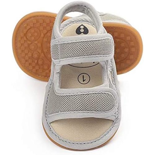 OAISNIT Baby Girls Boys Sandals Premium Breathable Anti-Slip Rubber Sole Infant Summer Outdoor Shoes Toddler First Walkers