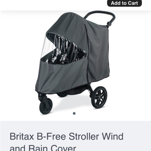 Britax | Britax B-Free Stroller Wind and Rain Cover