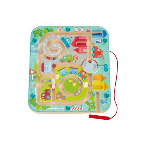 Busy Board for Toddlers 2-4 Town Magnetic Maze Puzzle Game - Toddler Travel Toys for Preschoolers
