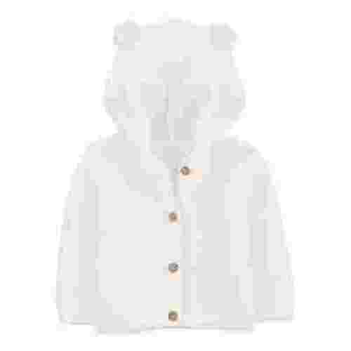 Carter's Child of Mine Baby Cotton Cardigan Sweater Hoodie, Sizes Newborn-12 Months