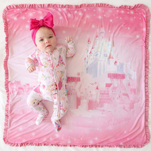 Disney Princess Aurora Ruffled Luxette Patoo® Blanket