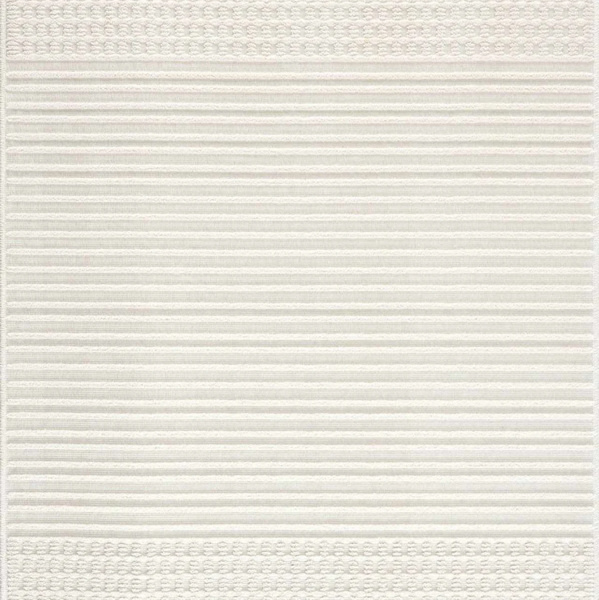 Fredrika Geometric Washable Rug | Light Grey – Rugs USA