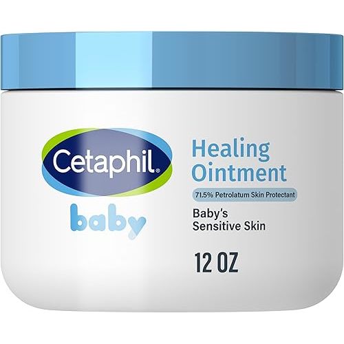 Baby Healing Ointment, Diaper Rash Ointment Soothes and Protects Baby's Irritated Skin, Skin Protectant For Dry Skin, 12oz