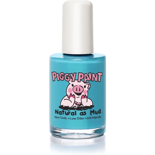 Piggy Paint | 100% Non-Toxic Girls Nail Polish | Safe, Cruelty-free, Vegan, & Low Odor for Kids | Sea-quin