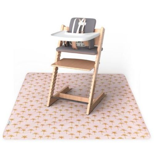 Tiny Twinkle Mess-Proof Splat Mats for Under High Chairs or Table Cover for Art Projects for Baby and Toddler (51" x 51")