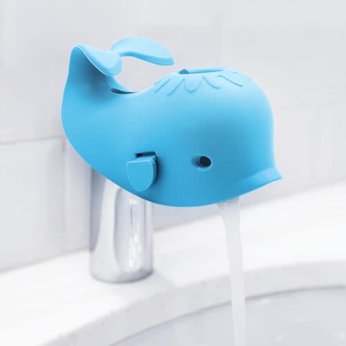 Baby Bathtub Faucet Cover, Faucet Cover Baby Bathtub Spout Cover, Bath Spout Protective Cover, Bathtub Safety Spout Guard, Baby Safety Protection Silicone Kit, Blue Whale Protector