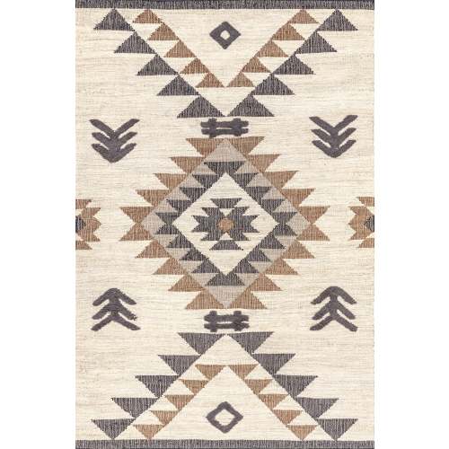 Edina Southwestern Valley Peaks Rug | Natural