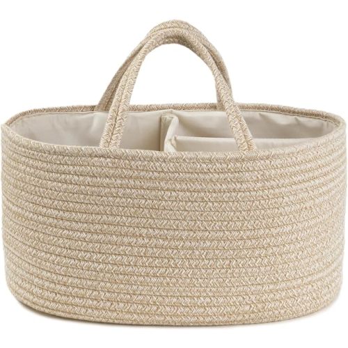 Diaper Caddy Organizer, Gift Basket for Baby Shower, Newborn Essentials