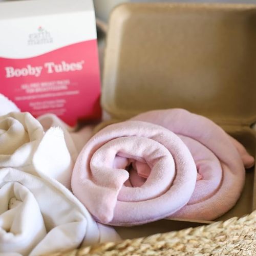 Earth Mama | Gel-Free Hot & Cold Compress Nursing Packs for Breastfeeding & Tender Breasts, 4.2-Ounce